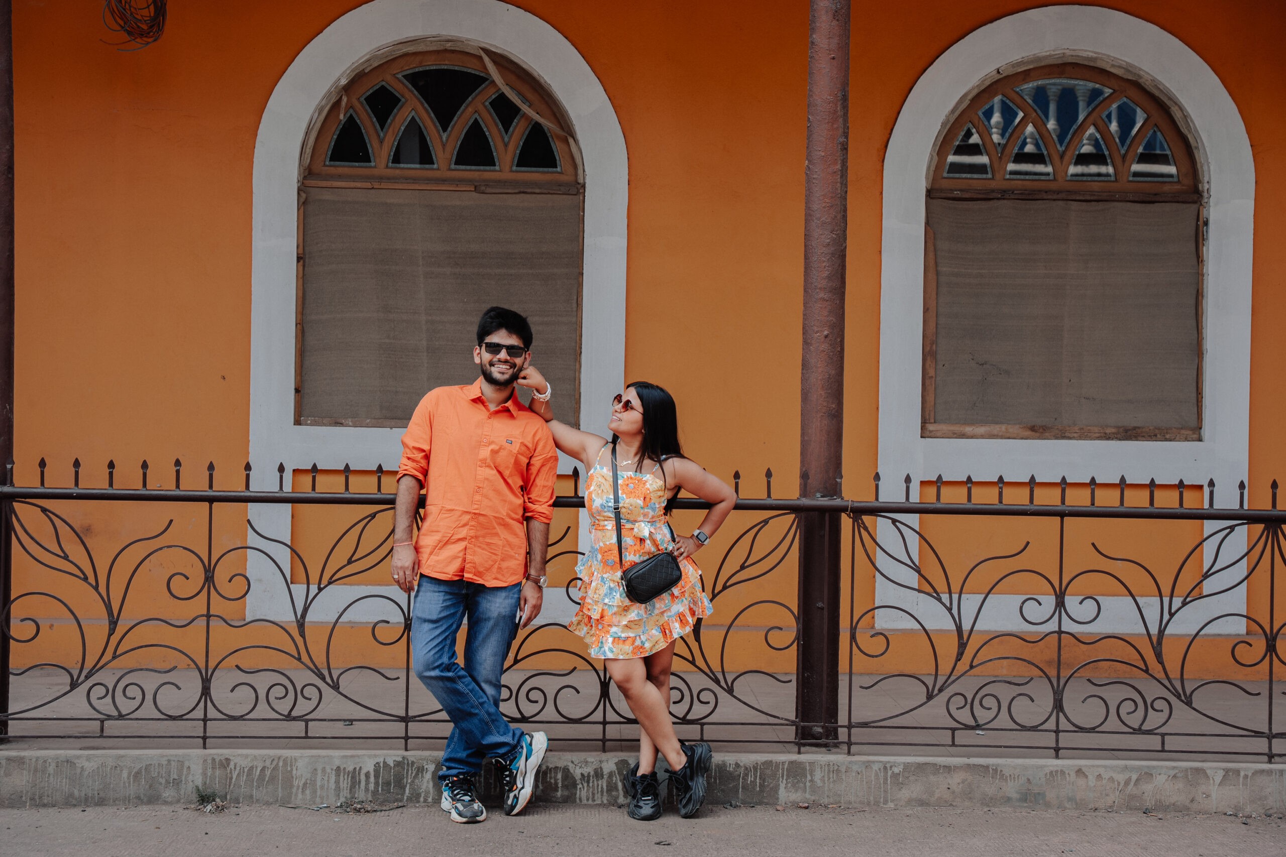 Pre wedding photography Bangalore candid couple laugh moments